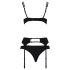 Conjunto de Lingerie Passion Floris – Preto - L/XL