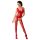 Passion BS046 - Conjunto Floral Rendado Vermelho S-L