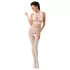 Passion BS048 - body aberto arrastão colarinho - branco - S-L