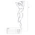 Passion BS053 - Conjunto de Rede com Alças para Pescoço (Preto) - Tamanhos S-L