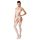 Passion BS053 - Conjunto de Renda com Alça para Pescoço (Branco) - Tamanhos S-L