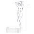 Passion BS057 - Conjunto de Rede Zig-Zag (preto) - Tamanhos S-L
