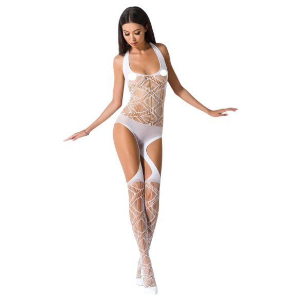 Passion BS060 - Conjunto de rede com padrão losango (branco) - Tamanhos S-L