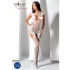 Passion BS082 - lingerie necc rendado sem mangas - branco (S-L)