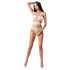 Passion BS083 - Body rendado e aberto (branco) - Tamanhos S-L