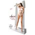 Passion BS083 - Body rendado e aberto (branco) - Tamanhos S-L