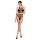 Passion BS087 - Body de rede transparente (preto) - Tamanhos S-L