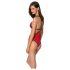 Passion Peônia - Body com Recortes Laterais (Vermelho)