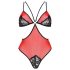 Passion Peônia - Body com Recortes Laterais (Vermelho)