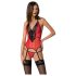 Passion Peonia - top e tanga (vermelho)