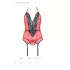 Passion Peonia - conjunto lingerie feminino - sutiã e tanga - vermelho