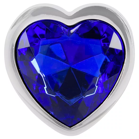 Magic Shiver - plug anal metálico com pedra azul