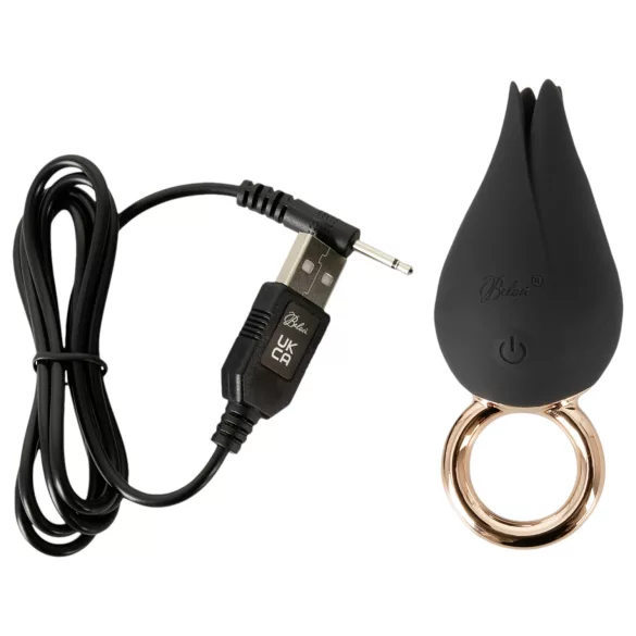 Belou - vibrador de dedo - silicone preto