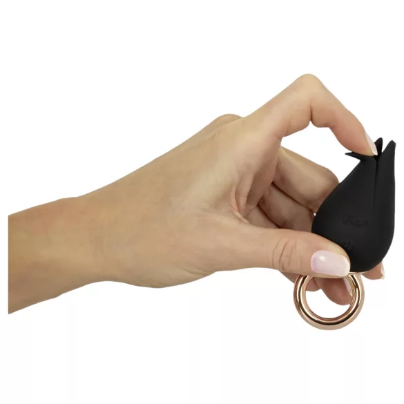 Belou - vibrador de dedo - silicone preto