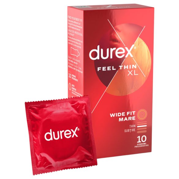 Durex Feel Thin XL - preservativo sensação natural (10 unid.)