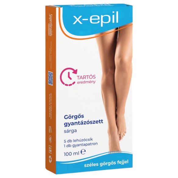 X-Epil - Kit de Cera Roll-On - Amarelo