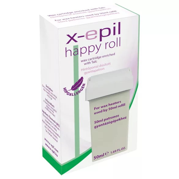 X-Epil Happy Roll - cera cartucho (50ml) - hipoalergênico