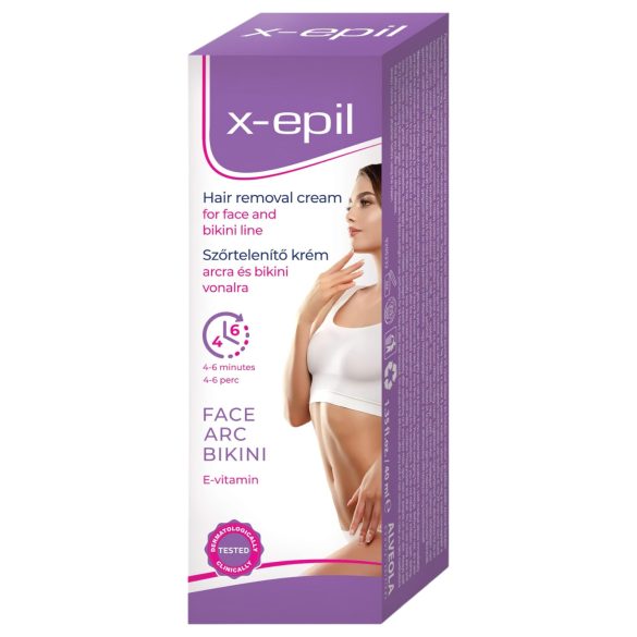 X-Epil - Creme Depilatório para Rosto/Linha do Biquíni (40ml)