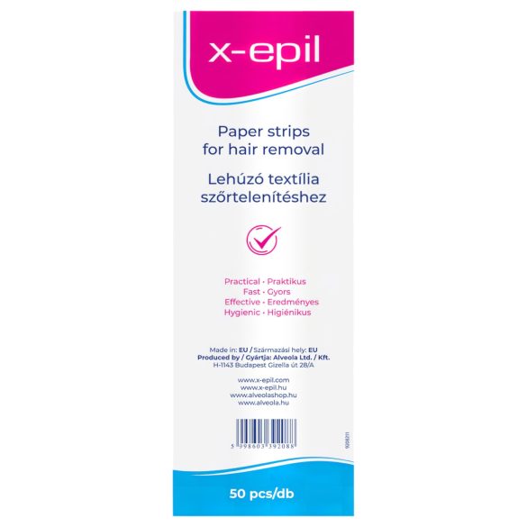 X-Epil - Tiras de Tecido Depilatório (50 unid.)