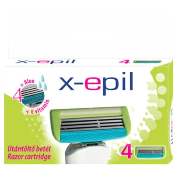 X-Epil - Recarga de Lâminas Femininas 4 Lâminas (4 unid.)