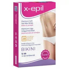 X-Epil - cera depilatória pronta uso 12un - virilha/axila