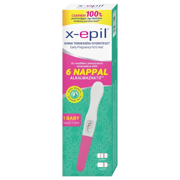 X-Epil teste rápido de gravidez precoce (1 unidade)
