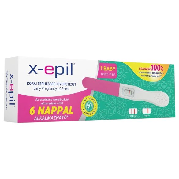 X-Epil teste rápido de gravidez precoce (1 unidade)