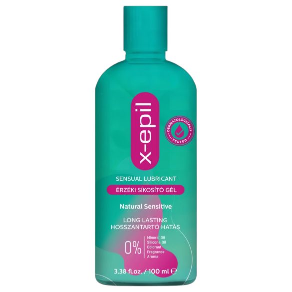 X-Epil Natural Sensitive - gel lubrificante sensual (100ml)