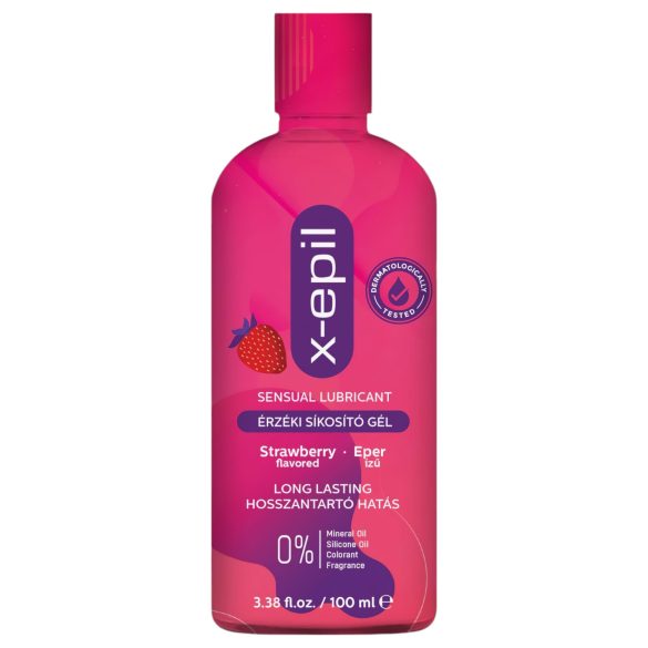 X-Epil - Gel Sensual de Lubrificante Sabor Morango (100ml)