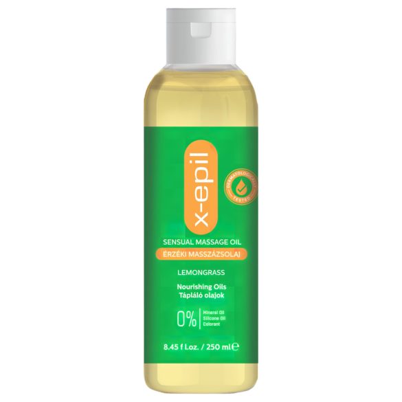 Óleo de Massagem Sensual X-Epil - Capim-Limão (250ml)