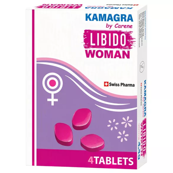 Kamagra by Carene Libido Woman - suplemento alimentar em comprimidos para mulheres - 4 unid.