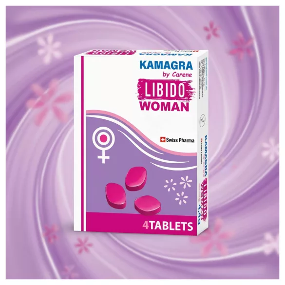 Kamagra by Carene Libido Woman - suplemento alimentar em comprimidos para mulheres - 4 unid.