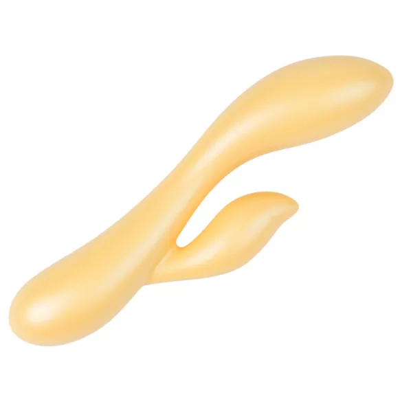 Desejo de Orvalho Desirel - Vibrador Inteligente com Estimulador de Clitóris (Amarelo)