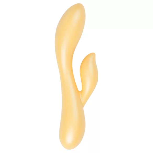 Desejo de Orvalho Desirel - Vibrador Inteligente com Estimulador de Clitóris (Amarelo)