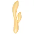 Desejo de Orvalho Desirel - Vibrador Inteligente com Estimulador de Clitóris (Amarelo)