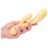 Desejo de Orvalho Desirel - Vibrador Inteligente com Estimulador de Clitóris (Amarelo)