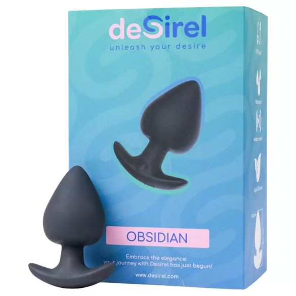 Desirel Obsidian - Vibrador anal controlado por app (preto)