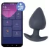 Desirel Obsidian - Vibrador anal controlado por app (preto)