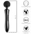 Desirel Encanto - Vibrador Massageador (Preto)