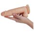 Desirel Titan - Dildo Realista com Escroto (Cor Natural)