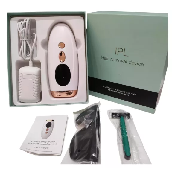 IPL - depilador luz pulsada - remoção de pelos - branco