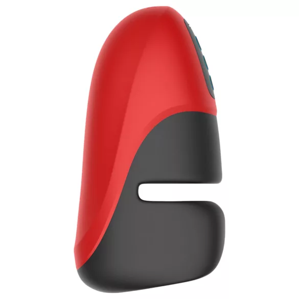 Lena - masturbador vibratório com anel de aperto (vermelho)