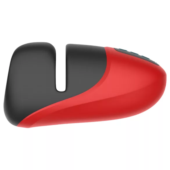 Lena - masturbador vibratório com anel de aperto (vermelho)