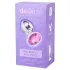 Desirel - plug anal com joia pink - metal prata/rosa