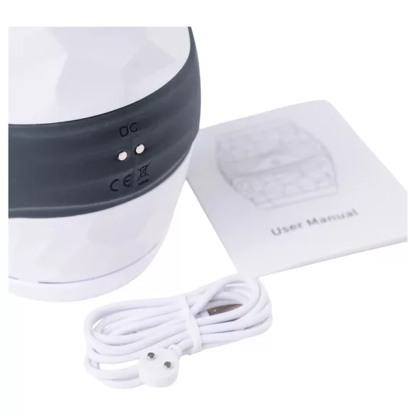 Desirel Grip Master - masturbador masculino apertado - silicone cinza