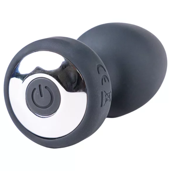 Desirel Easy Obsidian - vibrador anal recarregável controle remoto preto