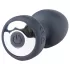 Desirel Easy Obsidian - vibrador anal recarregável controle remoto preto