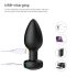 Desirel Easy Obsidian - Vibrador Anal Recarregável com Rádio (Preto)