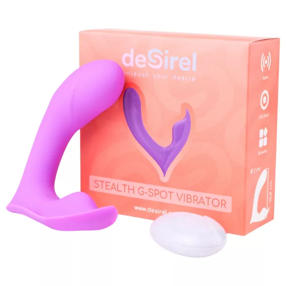 Desirel Insider - vibrador ponto G e próstata - silicone - roxo