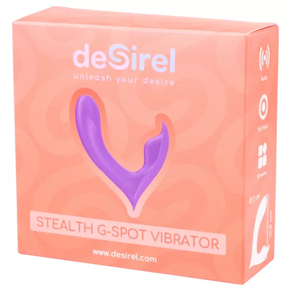 Desirel Insider - vibrador ponto G e próstata - silicone - roxo